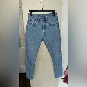 Levi's Light Blue Straight Jeans